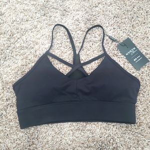 NVGTN Black Oasis Sports Bra Medium